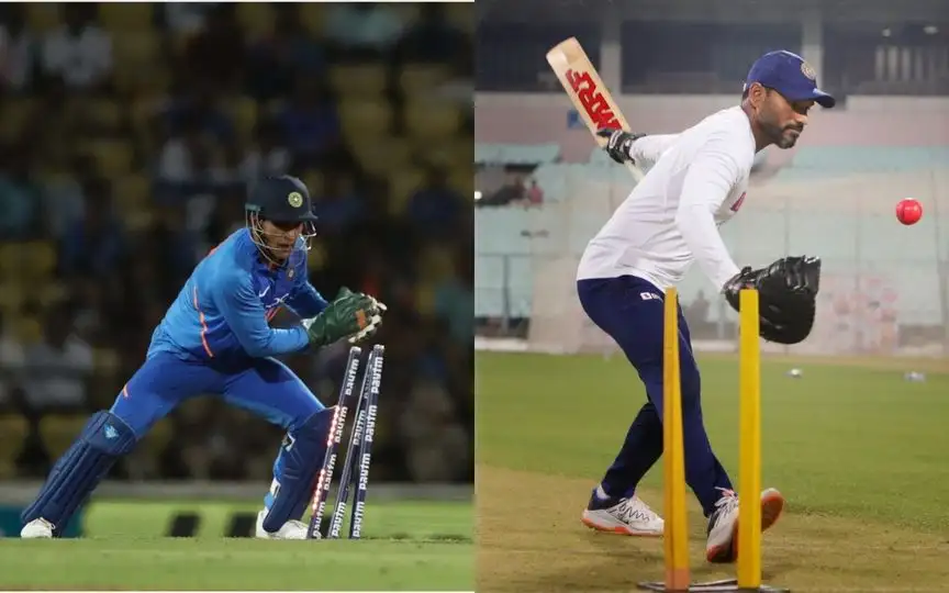 R Sridhar On Dhini's Wicketkeeping (Source: @imDhoni_fc/x.com, @coach_rsridhar/x.com)
