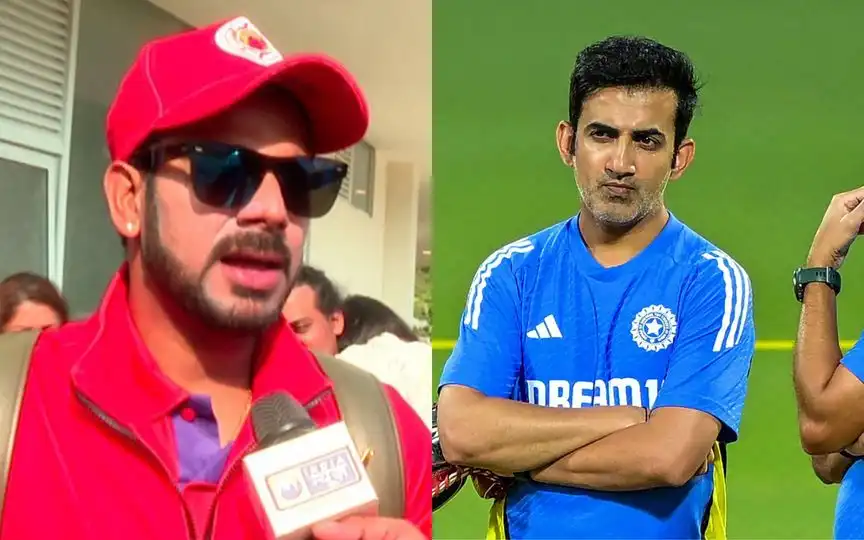 Manoj Tiwary and Gautam Gambhir [Source: @m_shashank_18/x, AFP]