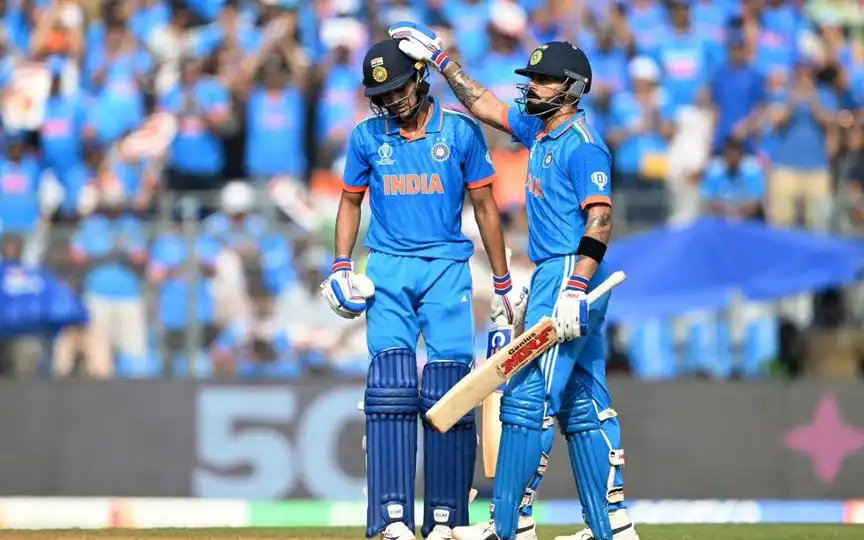 What Gill can learn from Kohli [Source: AFP Photo]
