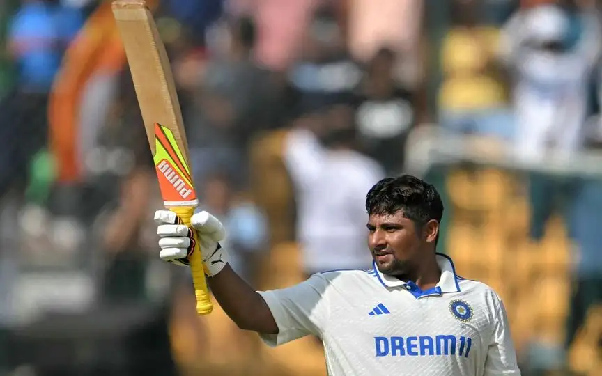 Sarfaraz Khan Buchi Babu century [Source: AFP Photo]