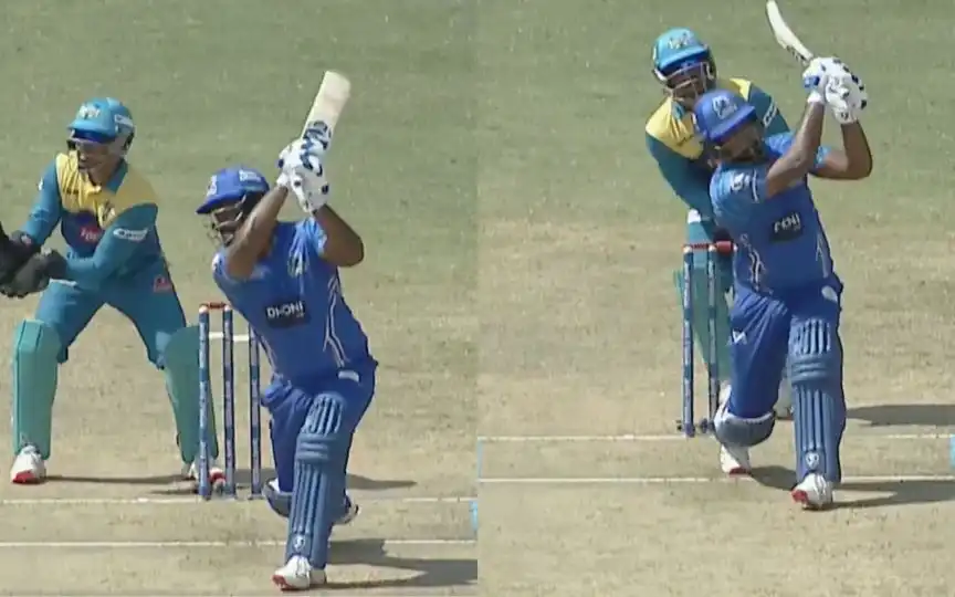 Sanju Samson in action [Source: @KCL_t20/X]