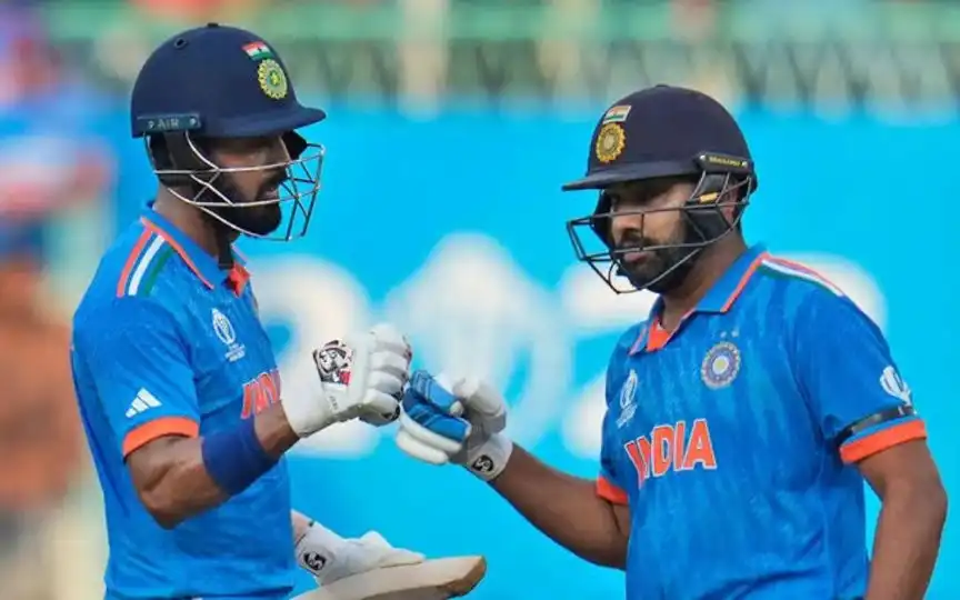 KL Rahul and Rohit Sharma [Source: @crikistaan/x.com]