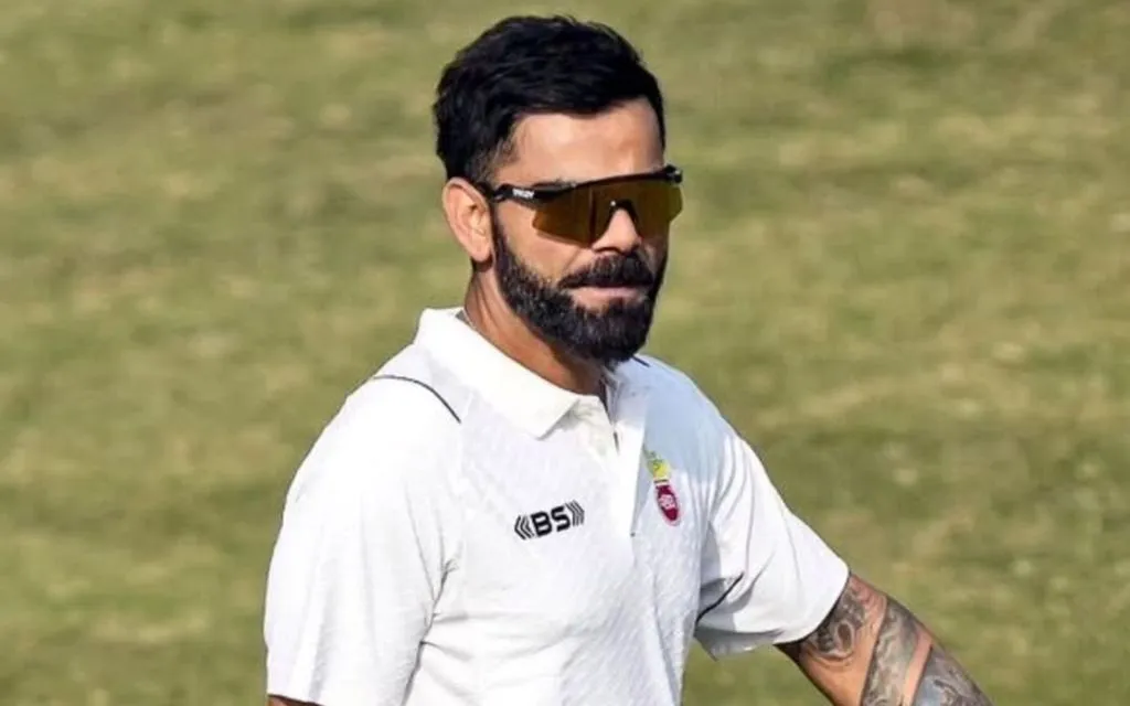 Virat Kohli played Ranji Trophy earlier this year [Source: @thebharatarmy/x.com]