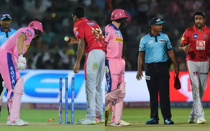When Ashwin shocked Buttler with mankad dismissal [Source: @IPL/X.com]