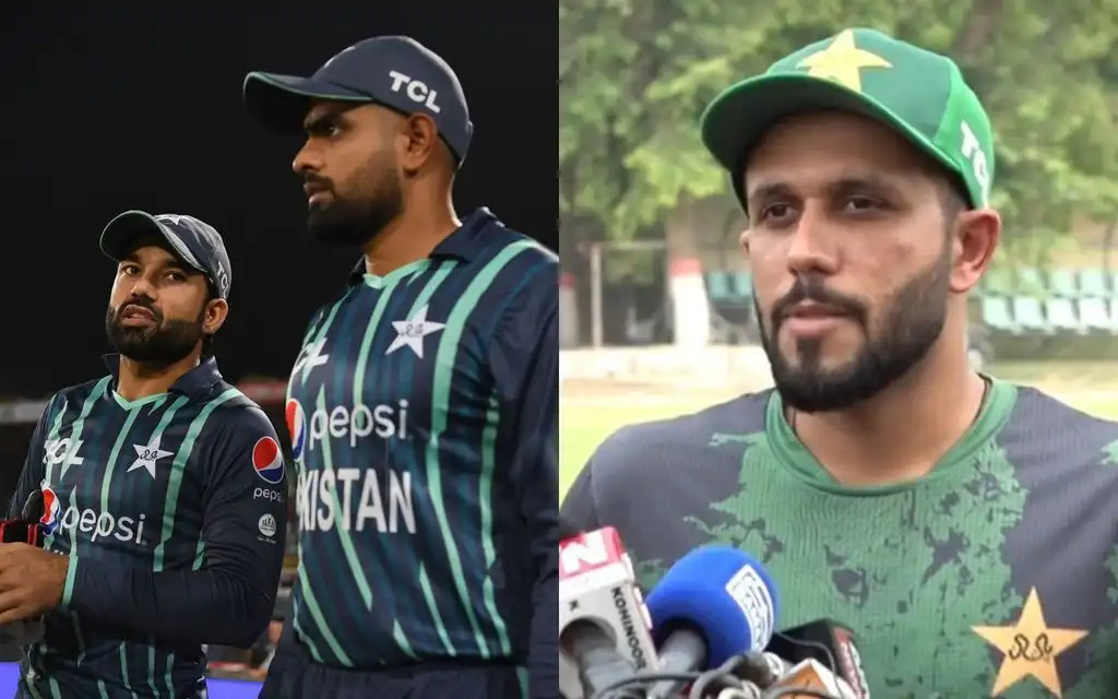 Mohammad Haris' take on Babar, Rizwan's exclusion [Source: @CallMeSheri1_, @dhillow_/X.com]