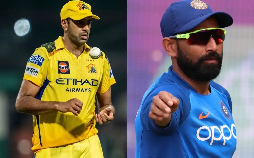 Ravichandran Ashwin and Mohammed Shami [Source: @CricCrazyJohns, @debasissen/x]