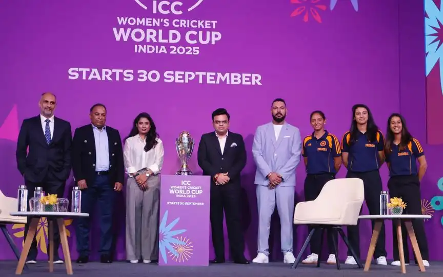 Women's World Cup 2025 Trophy (Source:@BCCIWomen/X.com)