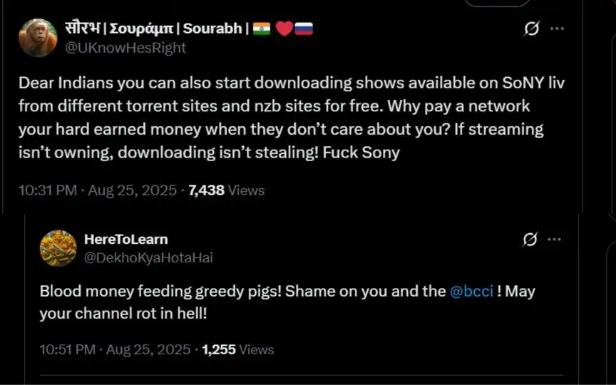 Fans Tweet (Source: @UKnowHesRight/x.com, @DekhoKyaHotaHai/x.com)