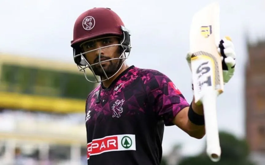 Babar Azam has played for Somerset in the past [Source: @CallMeSheri1_/x.com]