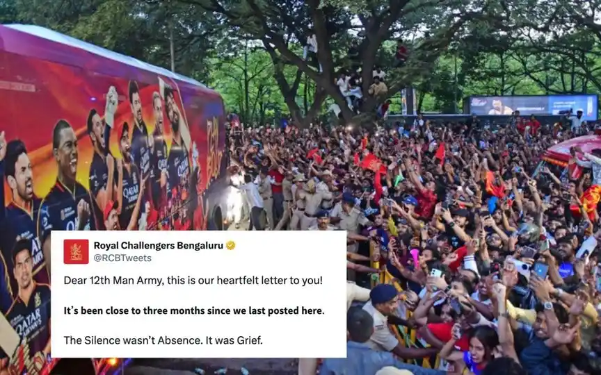 RCB breaks silence after IPL 2025 stampede [Source: @RCBTweets, @nabilajamal_/X.com]