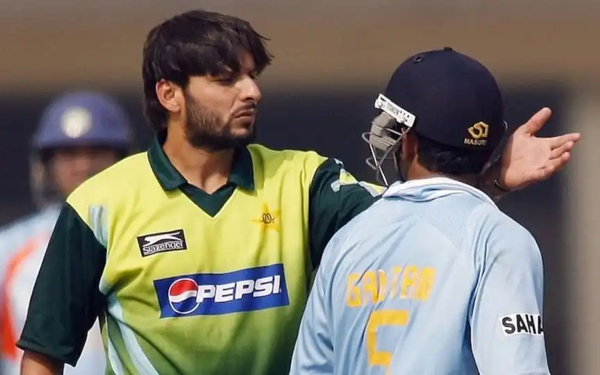 Shahid Afridi and Gautam Gambhir [Source: @i_mAfridi/x.com]