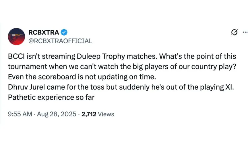 Fan tweets [Source: @RCBXTRAOFFICIAL/X.com]