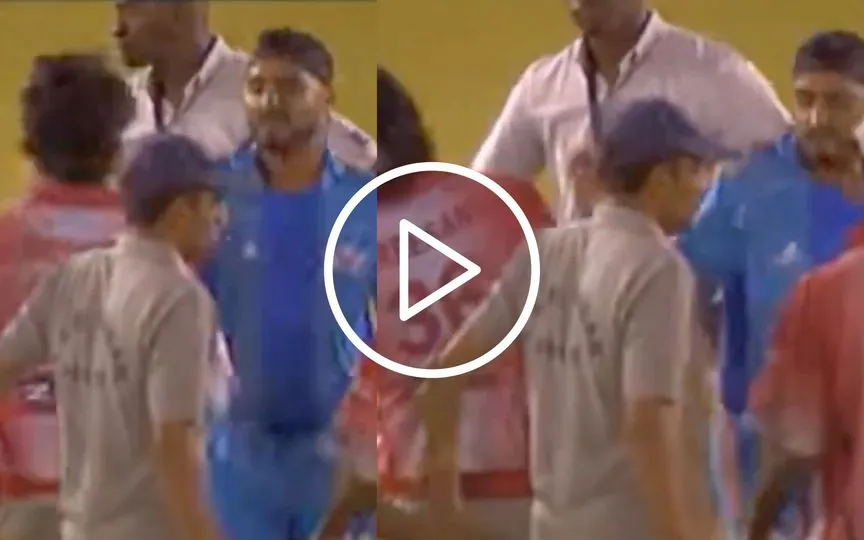 Unseen Video: Harbhajan Nearly Punching Sreesanth During Infamous Slapgate In IPL