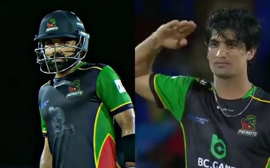Mohammad Rizwan and Naseem Shah [Source: @cricketroom_, @Shehrya456456/x.com]