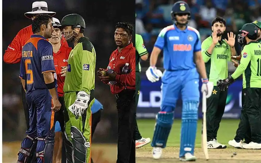 India-Pakistan fights (Source:@Cricketwithme15/X.com)