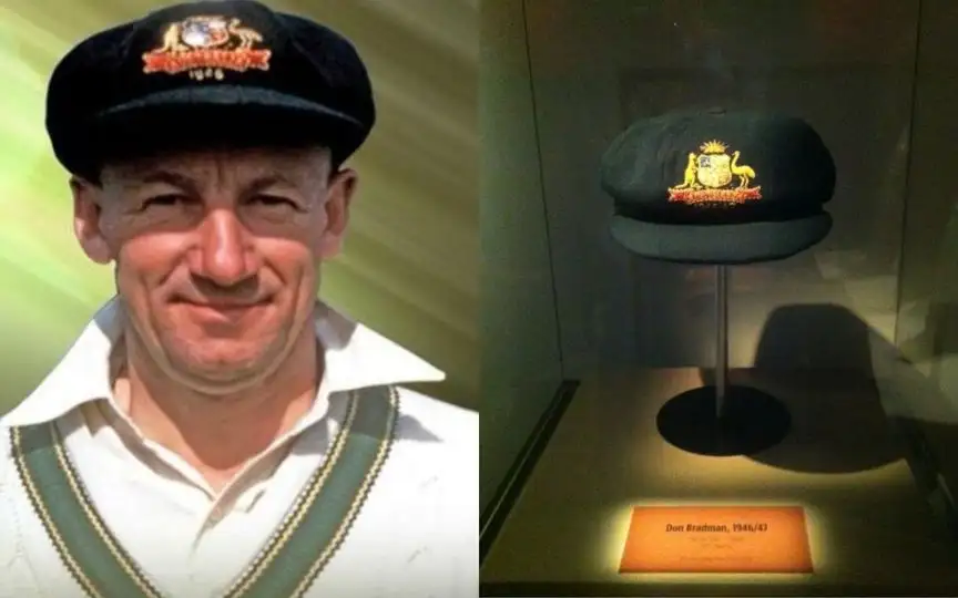 Don Bradman’s Baggy Green bought by National Museum [Source: @FXMC1957, @churumuri/x.com]