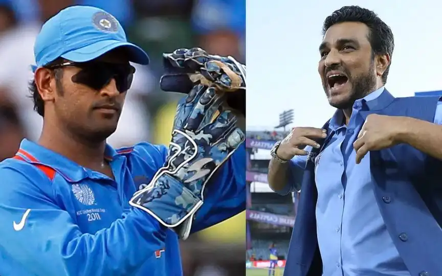 MS Dhoni and Sanjay Manjrekar [Source: @dilawar_faruq/X.com]