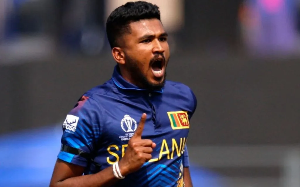 Madushanka hat trick [Source: @yari__2306/x.com]
