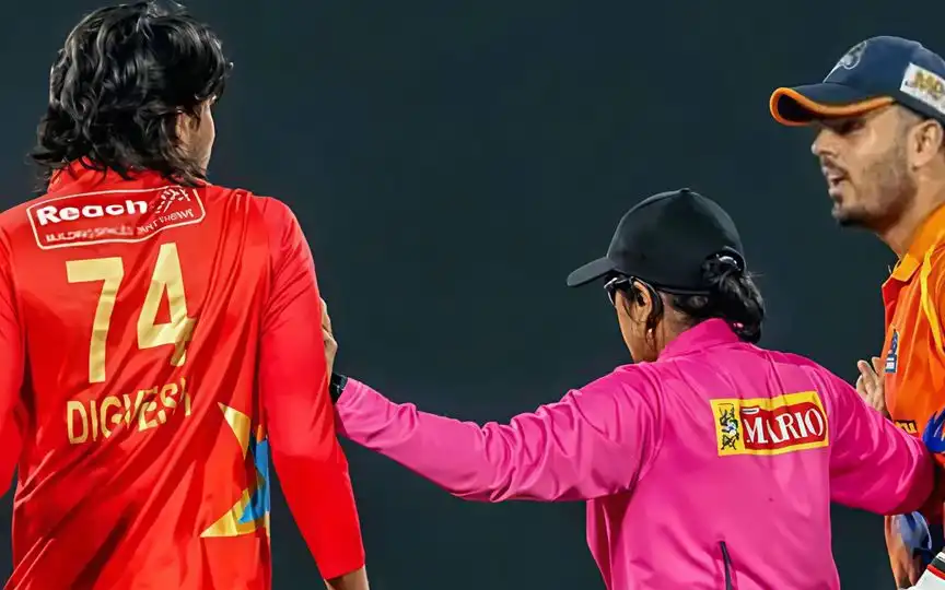 Digvesh Rathi And Nitish Rana Get Slapped With Hefty Fines After Heated Face Off In DPL