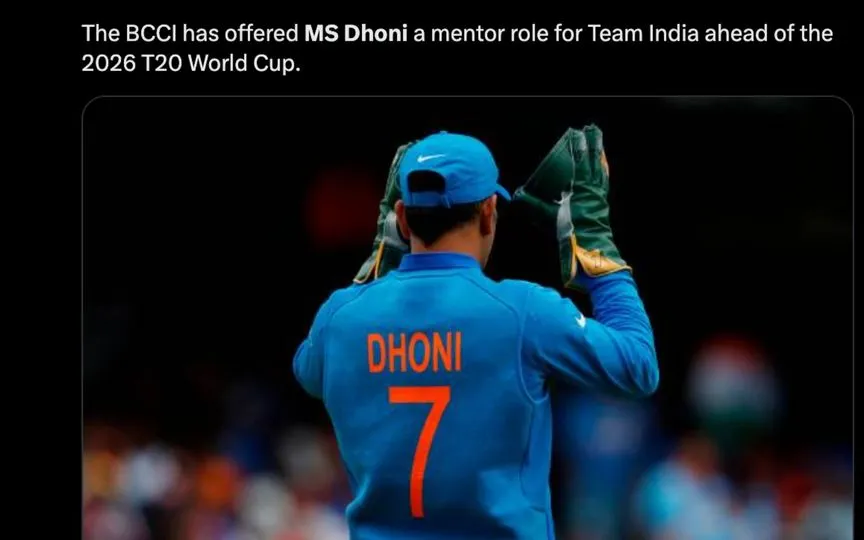MS Dhoni-Gautam Gambhir To Lead Indian Management In T20 WC 2026: Fact Check