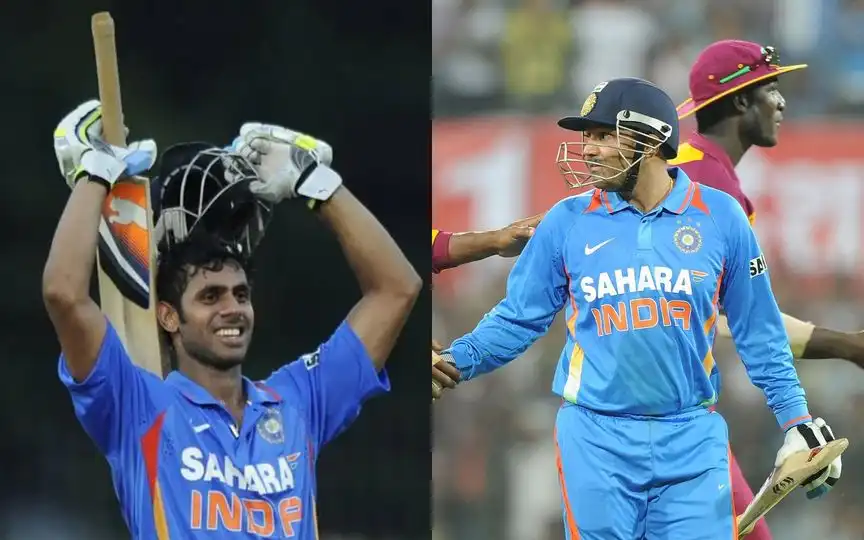 Manoj Tiwary and Virender Sehwag (Source: @Ipl_scoop, @BCCI/X.com)