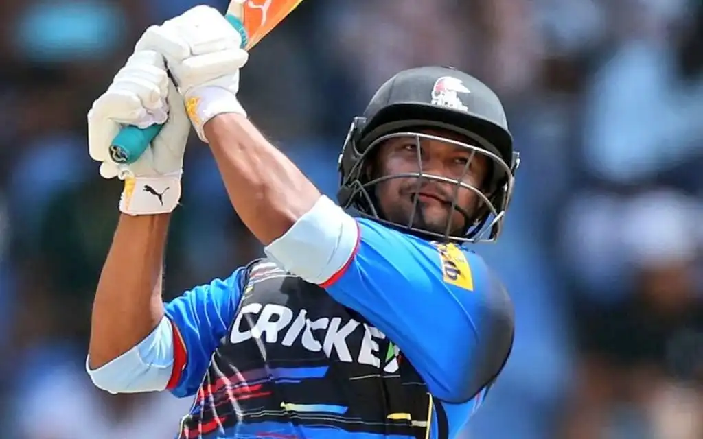 Shakib Al Hasan scored a blazing fifty [Source: @SCRimon2/x.com]