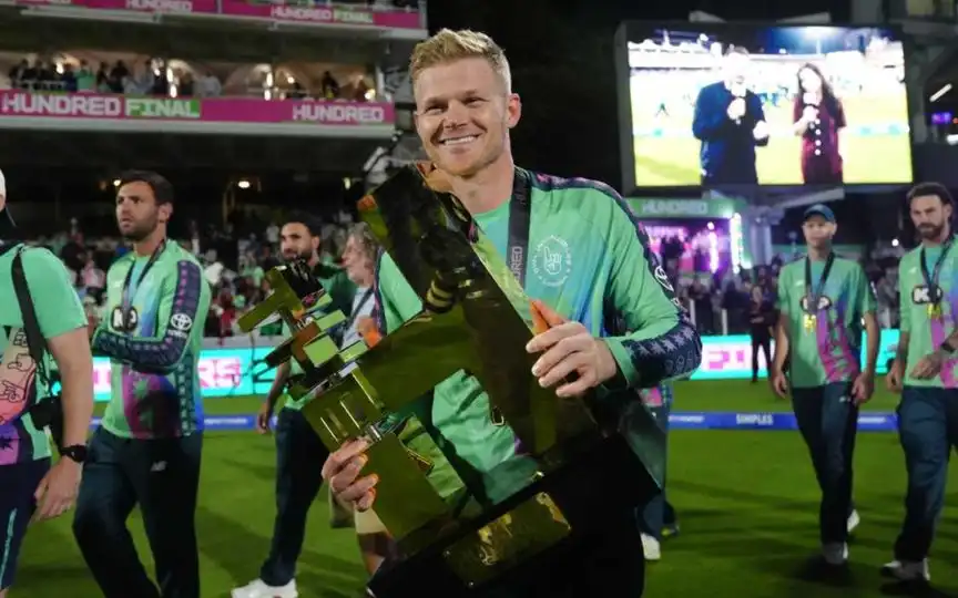 Oval Invincibles Title Trophy - (Source : @Johns/X.com)