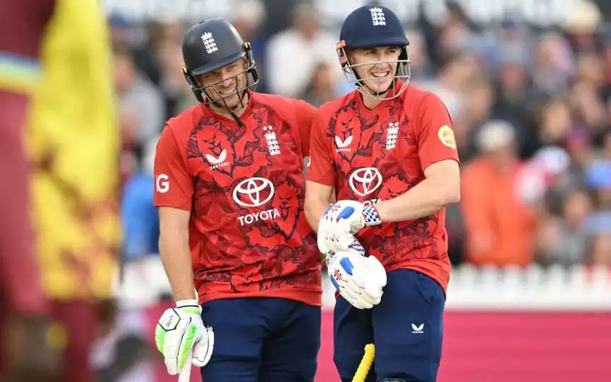 Jos Buttler and Harry Brook Playing For England In T20Is - (Source: AFP)