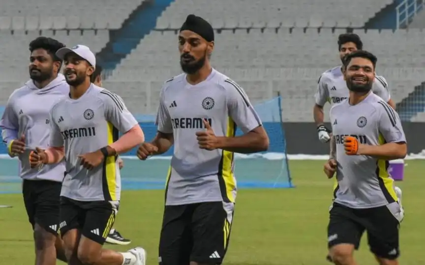 Indian Players in Action during Training - (Source : Johns/X.com)