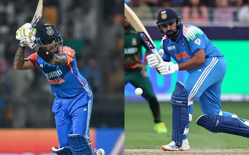 Suryakumar Yadav vs Rohit Sharma [Source: AFP Media]