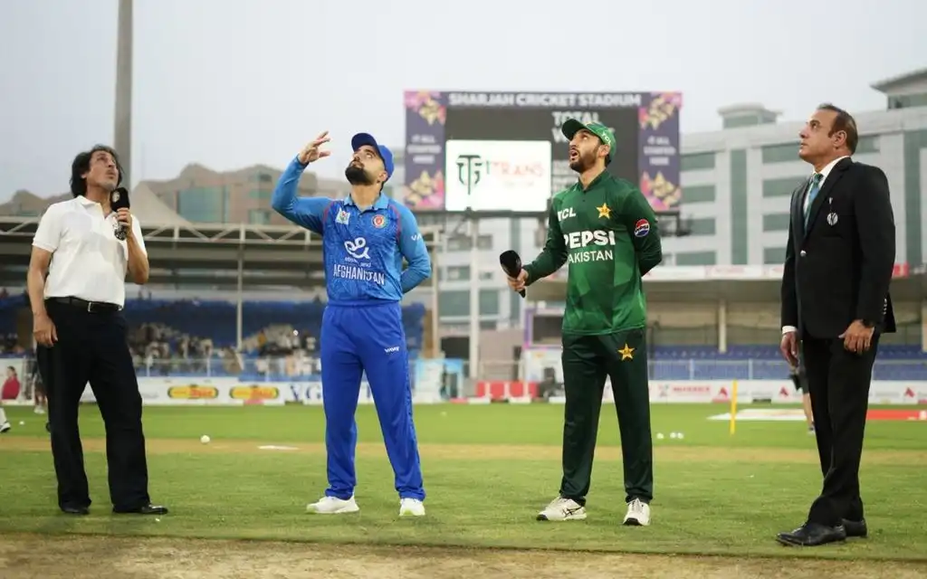 AFG won the toss and opted to bat first [Source: @ACBofficials/X]