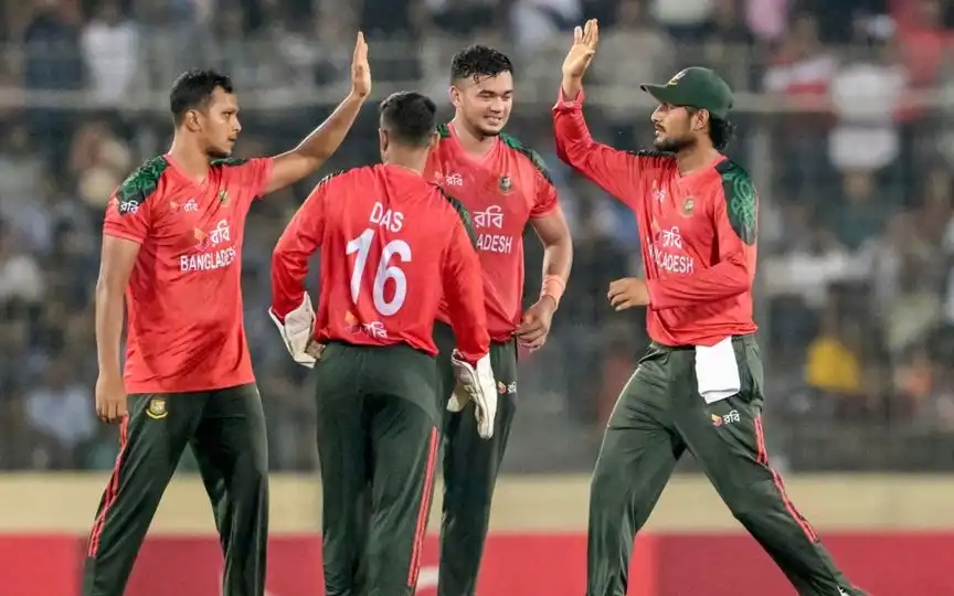 Bangladesh team [Source: AFP Media]