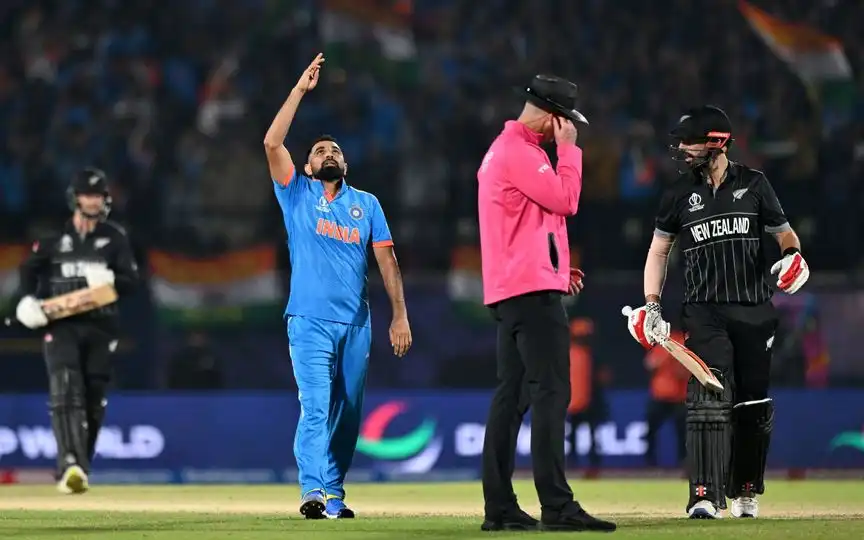 Mohammed Shami bowled a spell for the ages [Source: AFP Photos]