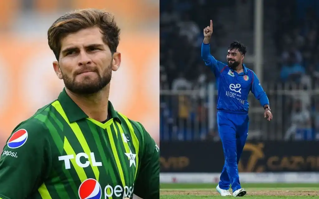 Shaheen Afridi and Rashid Khan (Source: @AbrarSaeed721, @ACBofficials/X.com)