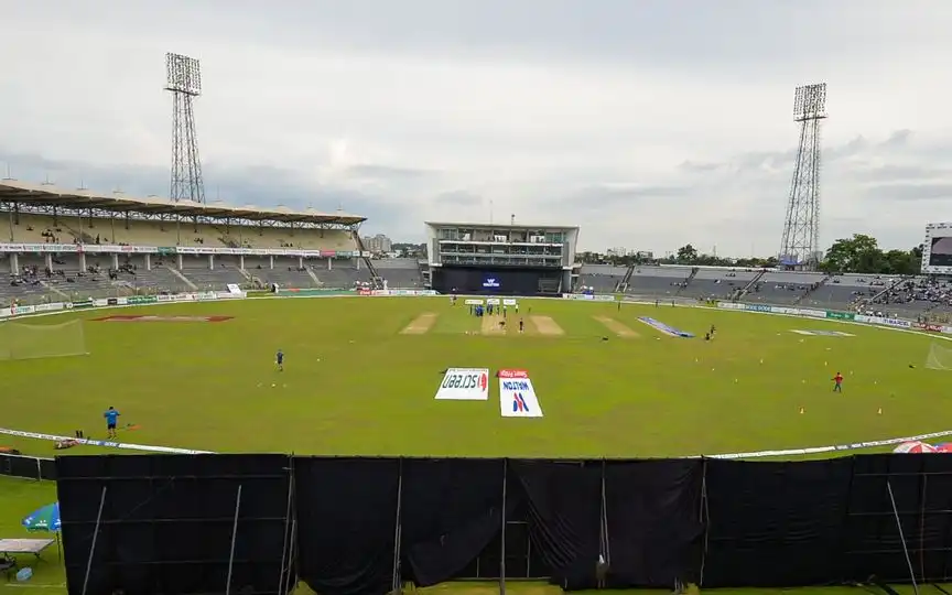 Sylhet Cricket Stadium Boundary Length​ (Source:@ACBofficials,x.com)