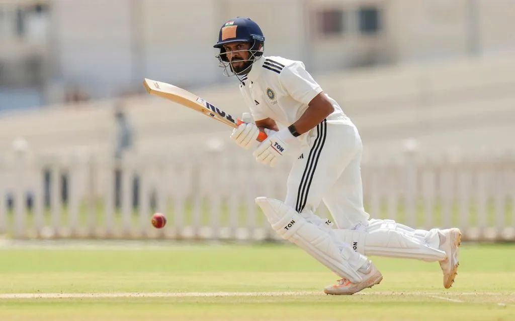 Gaikwad scores century [Source: PTI]
