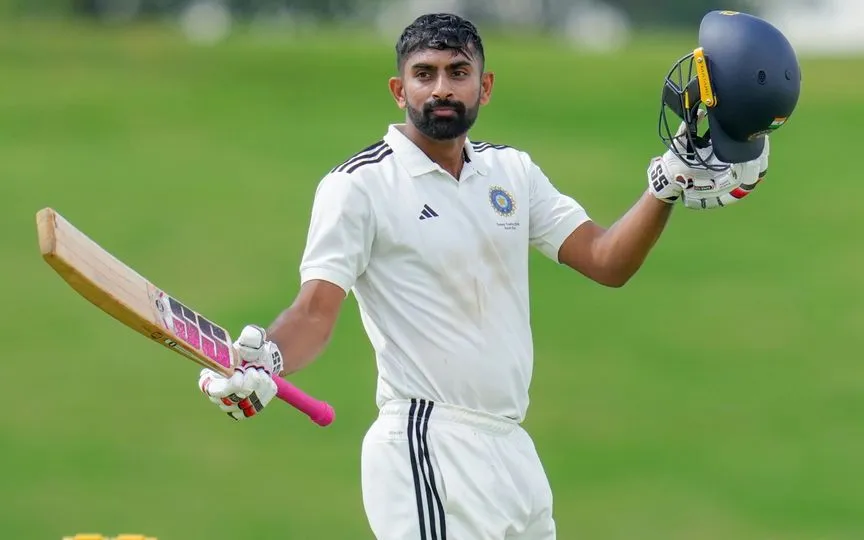 Narayan Jagadeesan after century in Duleep Trophy (Source:PTI)