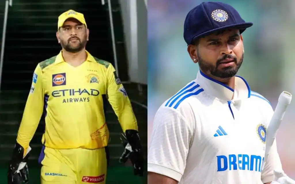 MS Dhoni and Shreyas Iyer [Source: @ms_dhoni_077, @CricCrazyJohns/x]