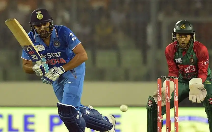4. Rohit Sharma – 83 vs Bangladesh (2016, Mirpur) [Source: @ICC/X.com]