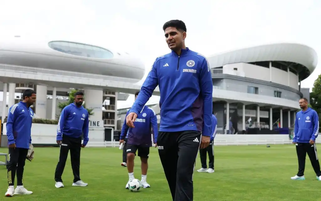 Shubman Gill in practice - (Source: Johns/X.com)