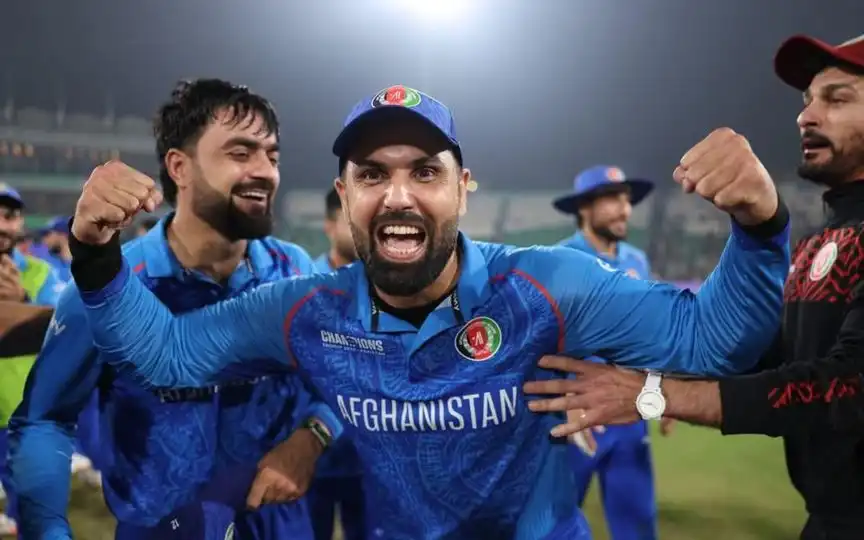 Rashid Khan and Mohammad Nabi (Source:@acb_190/X.com)