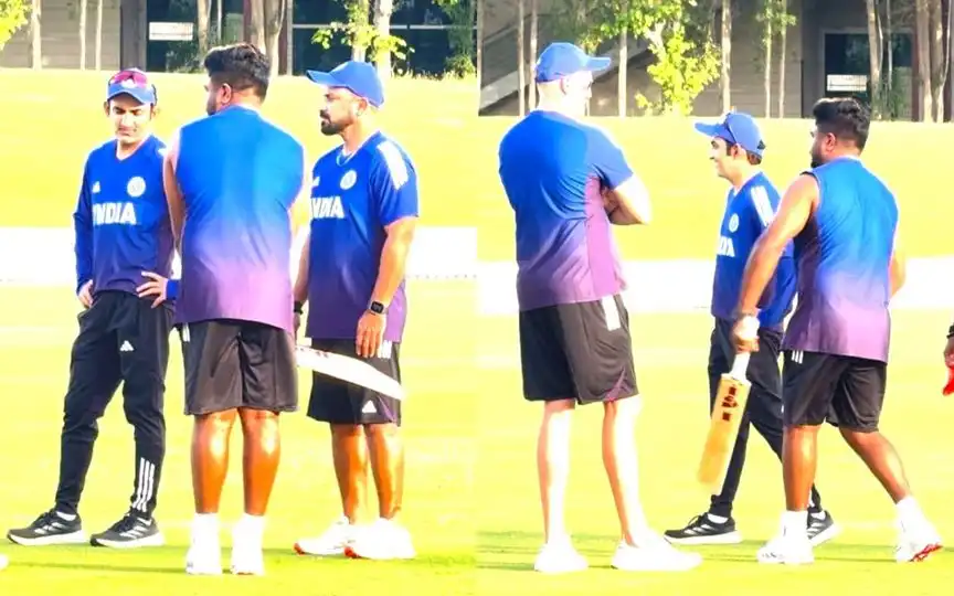 Sanju Samson Re-Unites With Gautam Gambhir In First Asia Cup Practice Session