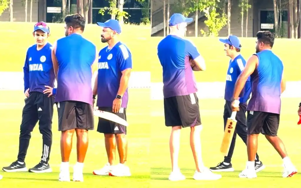 Sanju Samson Re-Unites With Gautam Gambhir In First Asia Cup Practice Session