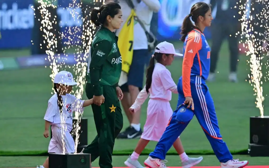 Pakistan women vs India women - (Source: AFP)
