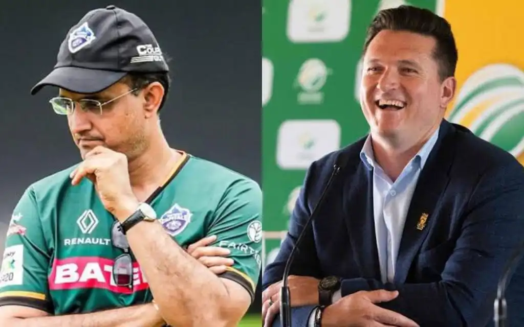 Graeme Smith On Ganguly's New Role (Source: @Ballu_Speaks/x.com, @CricketopiaCom/x.com)