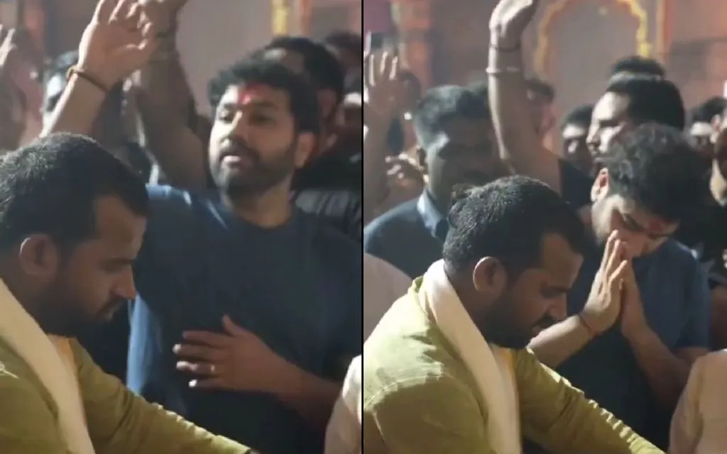 Rohit Sharma's Heartfelt Gesture (Source: @rushiii_12/x.com)
