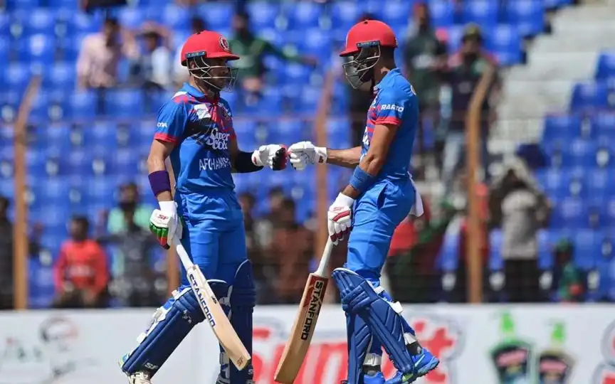 Rahmanullah Gurbaz and Ibrahim Zadran [Source: @acb_190/x.com]