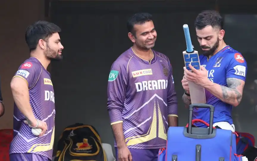 Rinku Singh With Virat Kohli (Source: @ImTanujSingh/x.com)