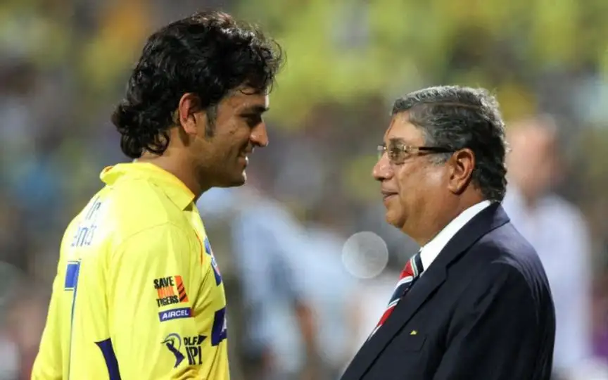 N Srinivasan Becomes CSK Chairman ahead of IPL 2026 [Source: AFP]