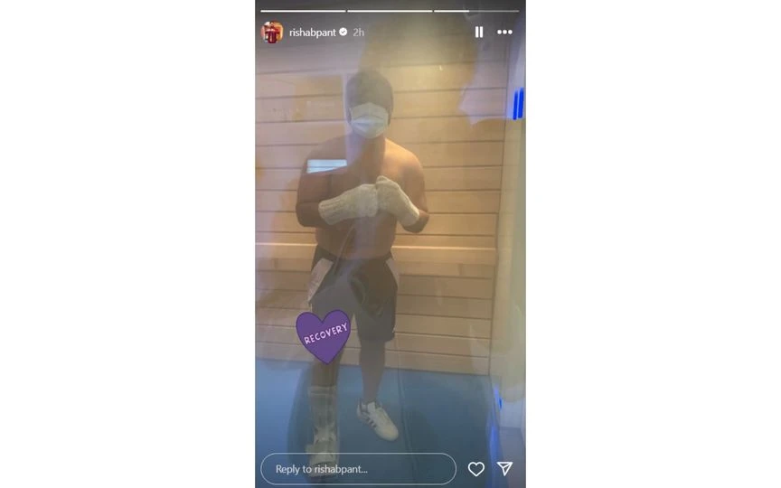 ऋषभ पंत की नवीनतम इंस्टाग्राम स्टोरी [स्रोत: @rishabhpant/Instagram]